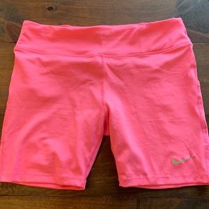 Women Nike pink bike shorts size XL